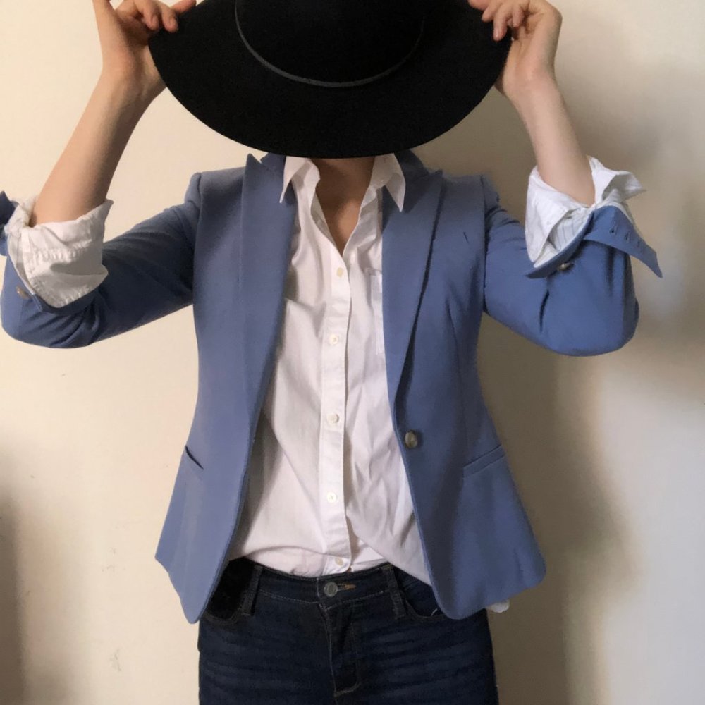 Banana Republic Blazer Sky Blue Size 2